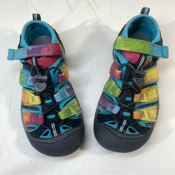 Keen Newport Retro Kids Sandals with Velcro Straps Size 2 - Picture 2 of 6